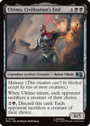 Ultimo, Civilization's End |  (540) [Commander: Marvel Super Heroes]