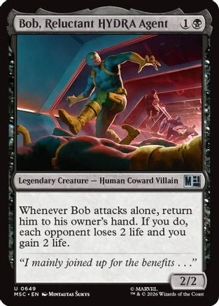 Bob, Reluctant HYDRA Agent |  (649) [Commander: Marvel Super Heroes]