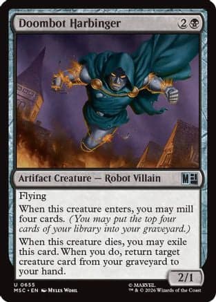 Doombot Harbinger |  Foil (655) [Commander: Marvel Super Heroes]
