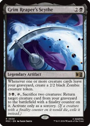 Grim Reaper's Scythe |  (658) [Commander: Marvel Super Heroes]