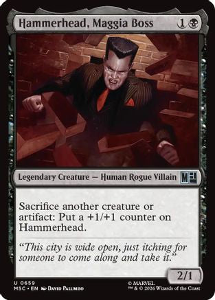 Hammerhead, Maggia Boss |  (659) [Commander: Marvel Super Heroes]