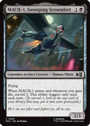 MACH-1, Swooping Scoundrel |  (662) [Commander: Marvel Super Heroes]