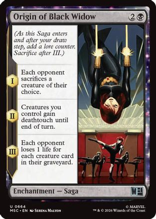 Origin of Black Widow |  Foil (664) [Commander: Marvel Super Heroes]
