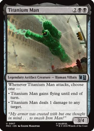 Titanium Man |  Foil (667) [Commander: Marvel Super Heroes]