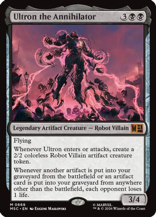 Ultron the Annihilator |  (668) [Commander: Marvel Super Heroes]