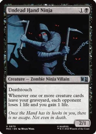 Undead Hand Ninja |  (670) [Commander: Marvel Super Heroes]