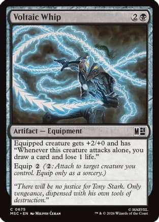 Voltaic Whip |  (675) [Commander: Marvel Super Heroes]
