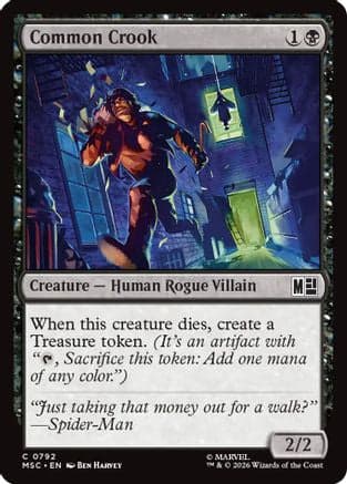 Common Crook |  Foil (792) [Commander: Marvel Super Heroes]