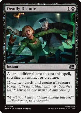 Deadly Dispute |  Foil (794) [Commander: Marvel Super Heroes]