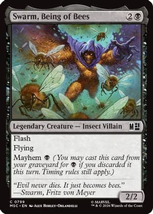 Swarm, Being of Bees |  (799) [Commander: Marvel Super Heroes]