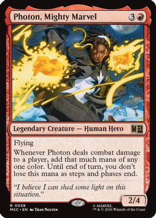 Photon, Mighty Marvel |  (058) [Commander: Marvel Super Heroes]