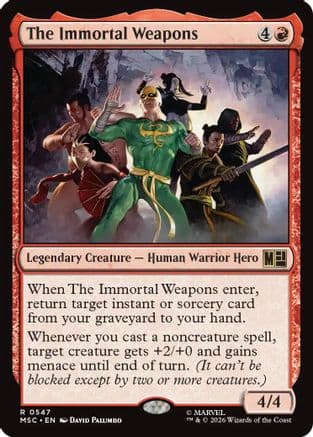The Immortal Weapons |  Foil (547) [Commander: Marvel Super Heroes]