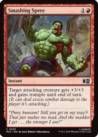 Smashing Spree |  (555) [Commander: Marvel Super Heroes]