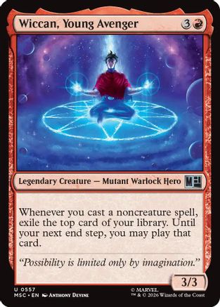 Wiccan, Young Avenger |  (557) [Commander: Marvel Super Heroes]