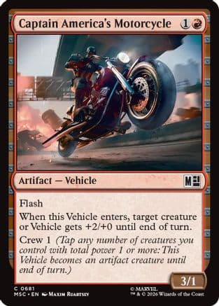Captain America's Motorcycle |  (681) [Commander: Marvel Super Heroes]