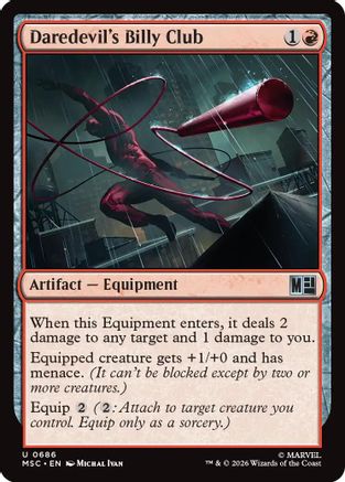 Daredevil's Billy Club |  Foil (686) [Commander: Marvel Super Heroes]