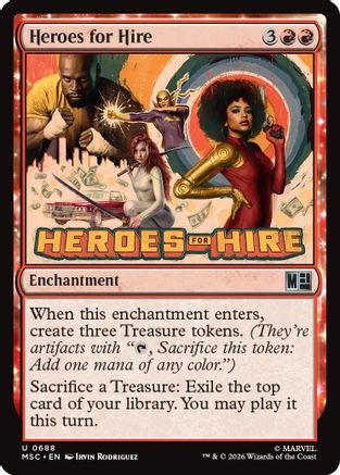 Heroes for Hire |  Foil (688) [Commander: Marvel Super Heroes]