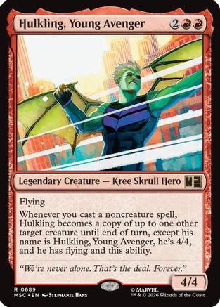 Hulkling, Young Avenger |  (689) [Commander: Marvel Super Heroes]
