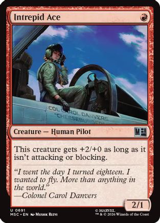 Intrepid Ace |  Foil (691) [Commander: Marvel Super Heroes]