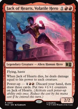 Jack of Hearts, Volatile Hero |  (693) [Commander: Marvel Super Heroes]