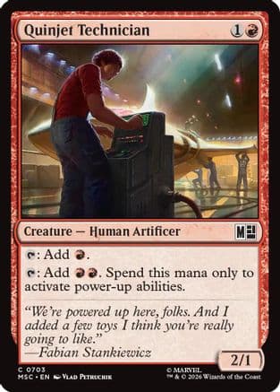 Quinjet Technician |  Foil (703) [Commander: Marvel Super Heroes]