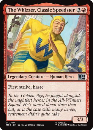 The Whizzer, Classic Speedster |  (710) [Commander: Marvel Super Heroes]
