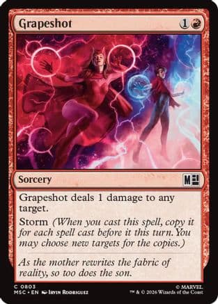 Grapeshot |  Foil (803) [Commander: Marvel Super Heroes]