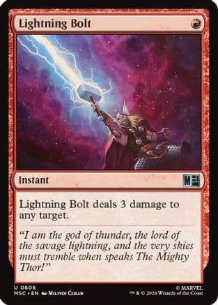 Lightning Bolt |  (806) [Commander: Marvel Super Heroes]