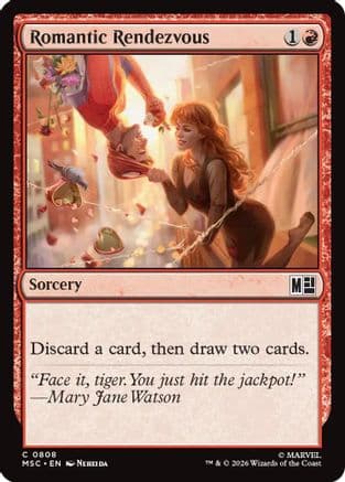 Romantic Rendezvous |  Foil (808) [Commander: Marvel Super Heroes]