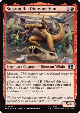Stegron the Dinosaur Man |  (810) [Commander: Marvel Super Heroes]