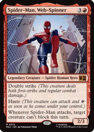 Spider-Man, Web-Spinner |  (832) [Commander: Marvel Super Heroes]