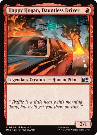 Happy Hogan, Dauntless Driver (0849) |  (849) [Commander: Marvel Super Heroes]