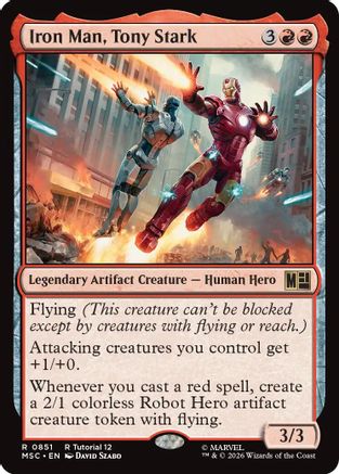 Iron Man, Tony Stark |  (851) [Commander: Marvel Super Heroes]