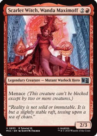 Scarlet Witch, Wanda Maximoff |  (855) [Commander: Marvel Super Heroes]
