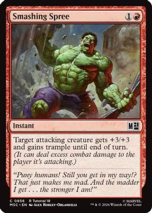 Smashing Spree (0856) |  (856) [Commander: Marvel Super Heroes]
