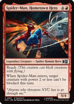 Spider-Man, Hometown Hero |  (857) [Commander: Marvel Super Heroes]
