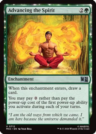 Advancing the Spirit |  (712) [Commander: Marvel Super Heroes]