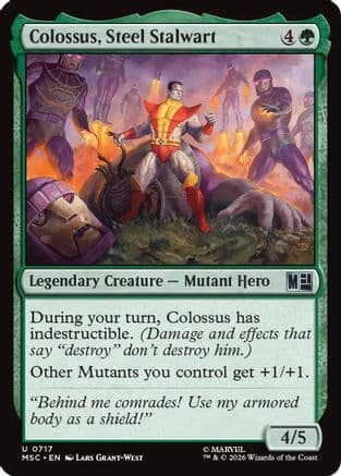 Colossus, Steel Stalwart |  (717) [Commander: Marvel Super Heroes]