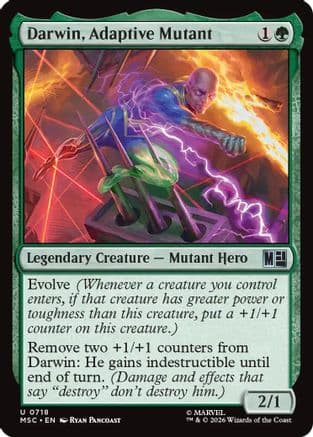 Darwin, Adaptive Mutant |  Foil (718) [Commander: Marvel Super Heroes]