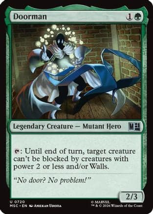 Doorman |  Foil (720) [Commander: Marvel Super Heroes]