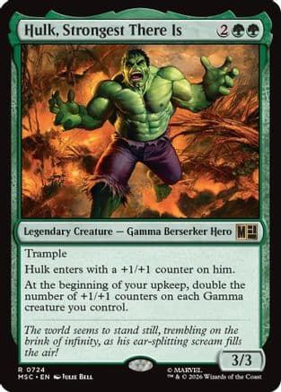 Hulk, Strongest There Is |  (724) [Commander: Marvel Super Heroes]