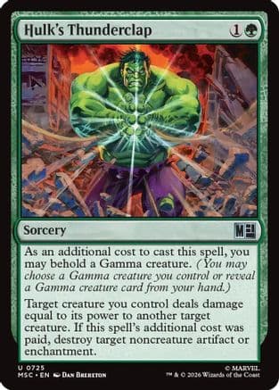 Hulk's Thunderclap |  (725) [Commander: Marvel Super Heroes]