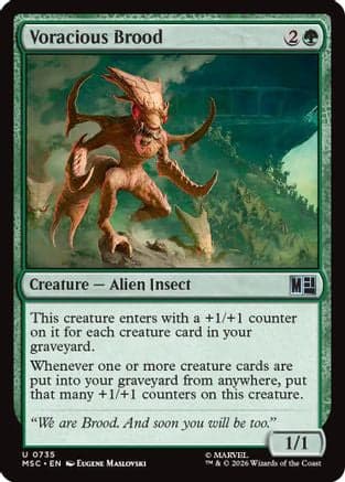 Voracious Brood |  (735) [Commander: Marvel Super Heroes]