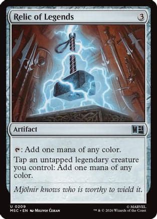 Relic of Legends |  (209) [Commander: Marvel Super Heroes]