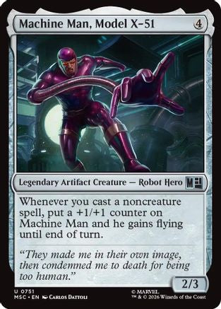Machine Man, Model X-51 |  (751) [Commander: Marvel Super Heroes]