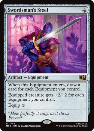 Swordsman's Steel |  (752) [Commander: Marvel Super Heroes]