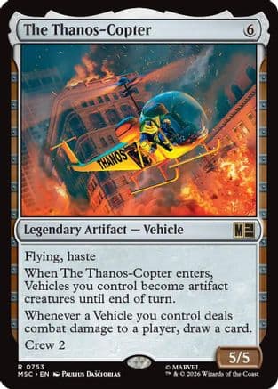The Thanos-Copter |  Foil (753) [Commander: Marvel Super Heroes]