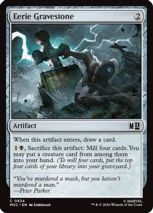 Eerie Gravestone |  (824) [Commander: Marvel Super Heroes]