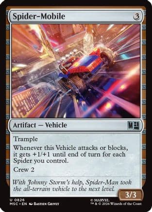 Spider-Mobile |  Foil (826) [Commander: Marvel Super Heroes]