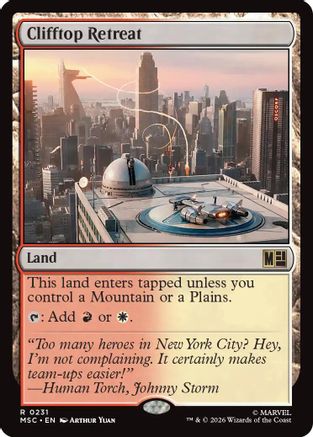 Clifftop Retreat |  (231) [Commander: Marvel Super Heroes]